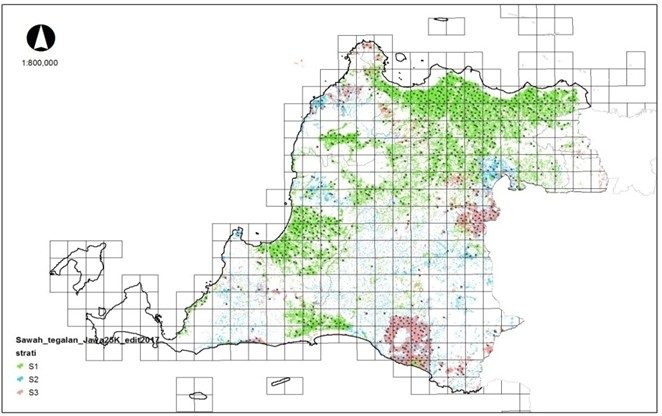 The illustration of sample location of ASF Survey